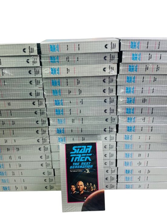Star Trek The Next Generation VHS Collector's Edition Lot of 49 New & Sealed * - Picture 1 of 13